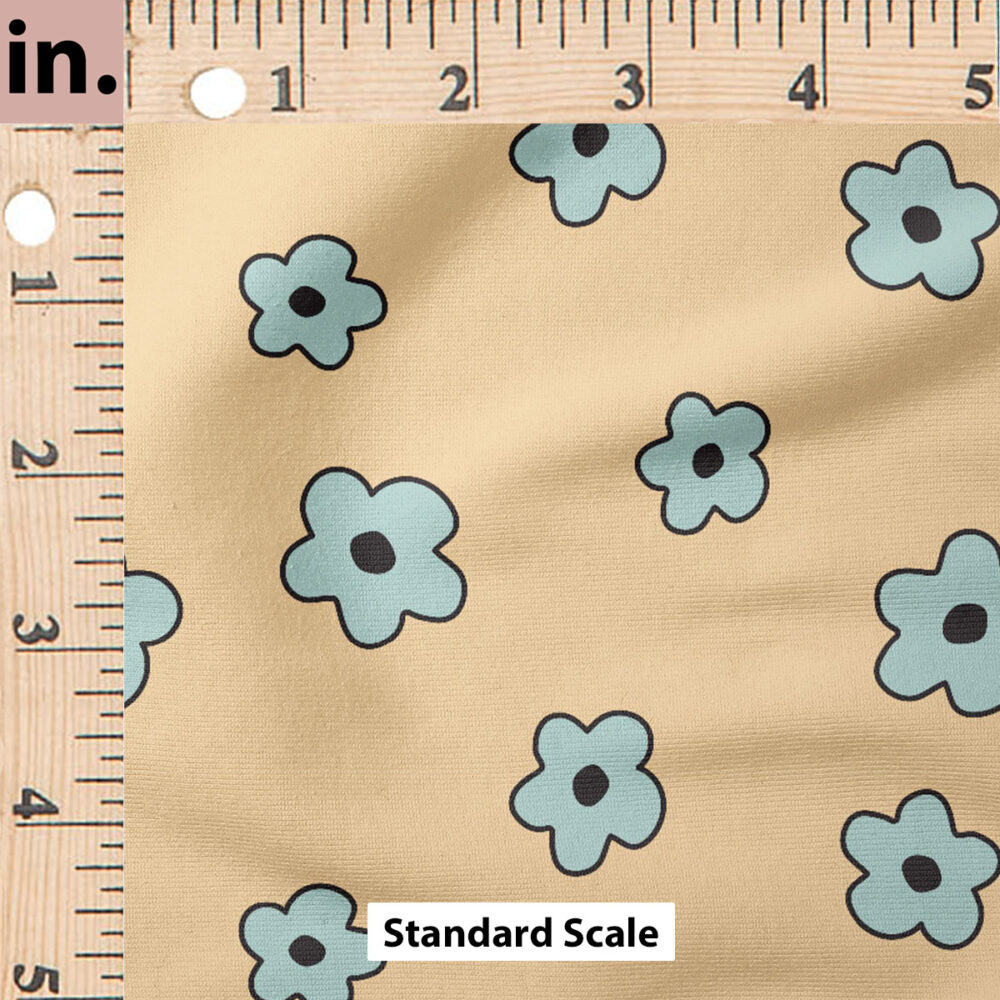 Ruler Scale for Flowers (Yellow) by Hey Cute Design